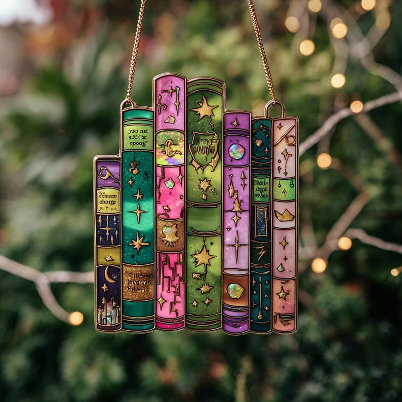 Wicked Changed For Good Book Suncatcher Ornament Defy Gravity Broomstick Magic Wand Ornament Fun Popular Literary Ornament For Musical Fan 1763349653126.jpg