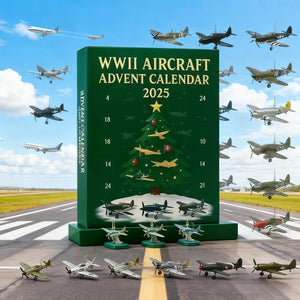 Ww2 Fighter Advent Calendar 2025 2d Acrylic Aircraft Christmas Gift 1763364531333.jpg