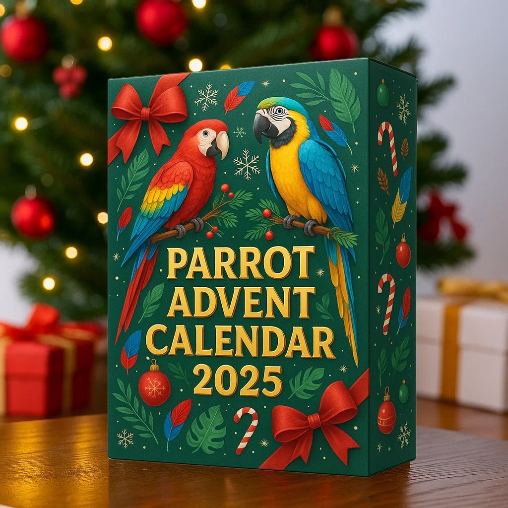 Parrot Advent Calendar 2025 24 Days Christmas Countdown Advent Calendars For Bird Lovers Reusable Keepsake Gifts 1763365730258.jpg