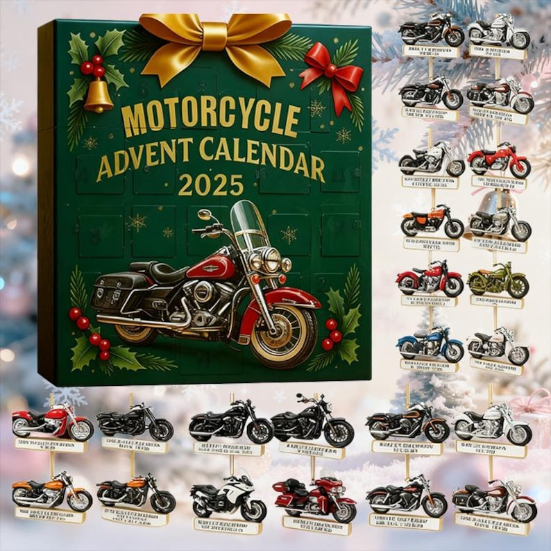 Motorcycle Advent Calendar 2025 24 Days Countdown Calendar For Kids And Adults Mini Motorbike Toy Set Christmas Gift For Motorcycle Lover 1763366307390.jpg