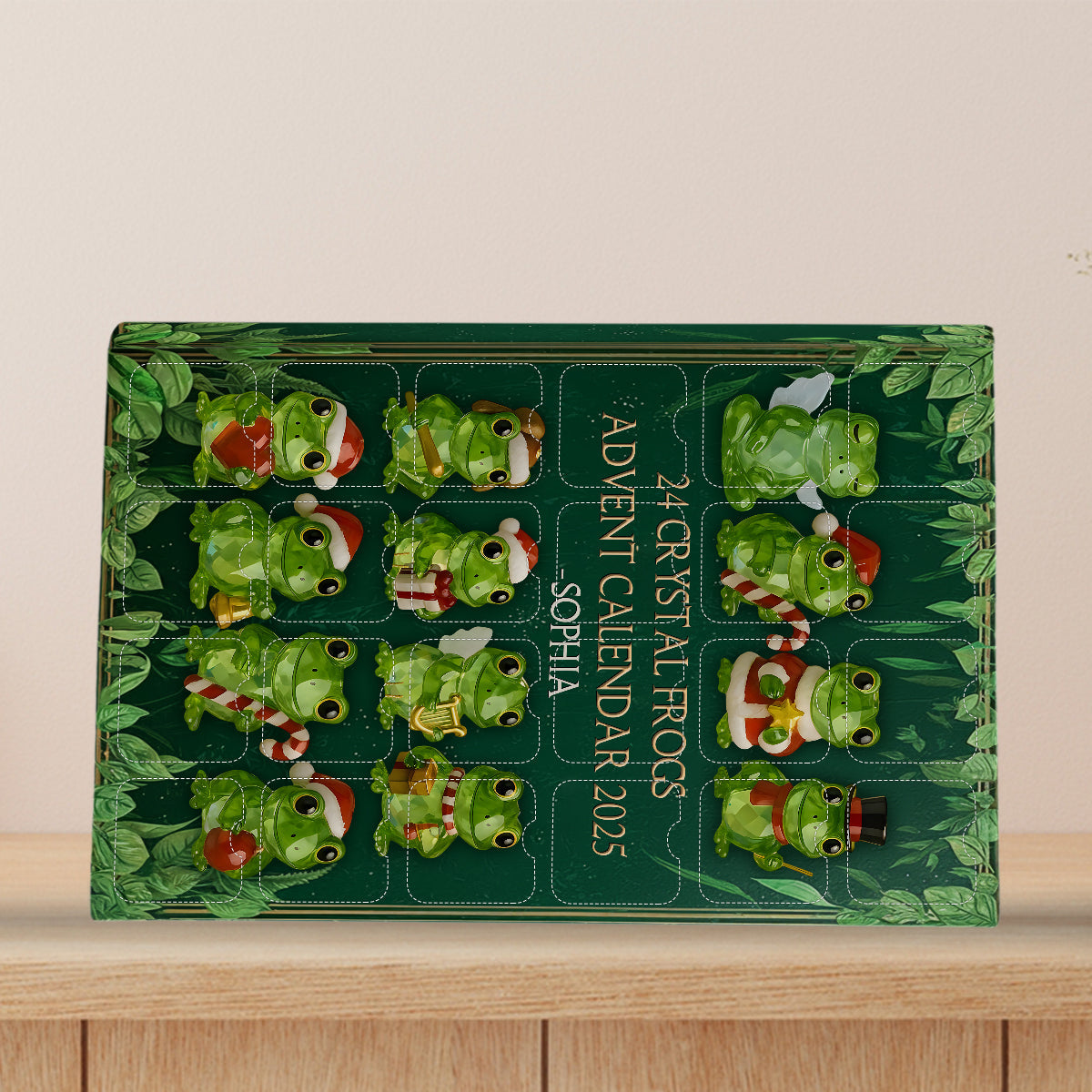 Frog Lovers   Personalized Frog Advent Calendar With Acrylic Christmas Ornaments Countdown Calendar 1763366518025.jpg