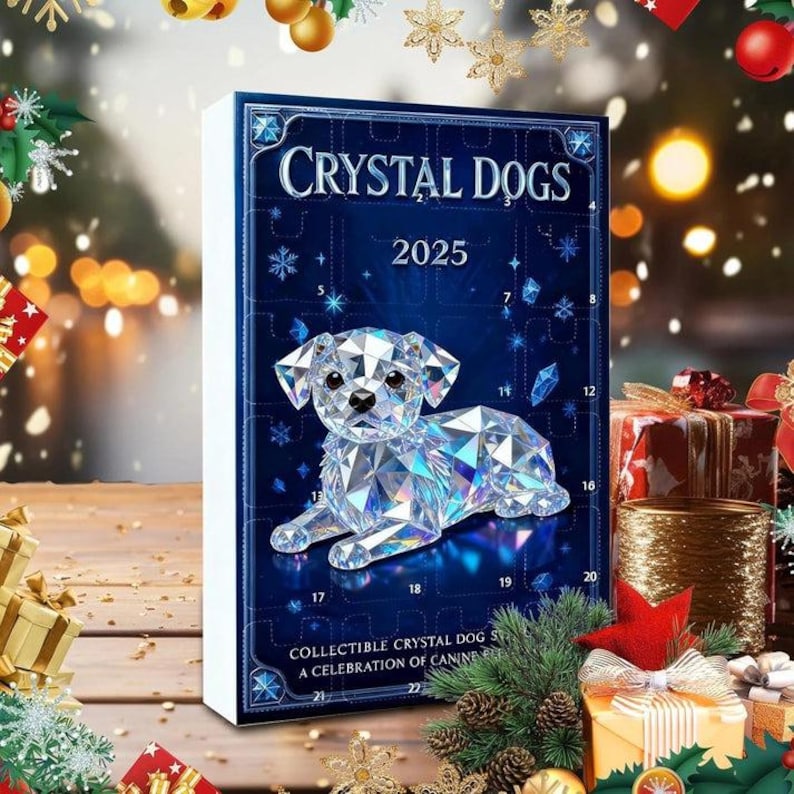 Crystal Dog Advent Calendar Christmas Gift For Dog Lovers Dog Breed Gift Acrylic Blind Box Countdown Calendar Pet Lovers Dog Mom Dad 1763366647623.jpg