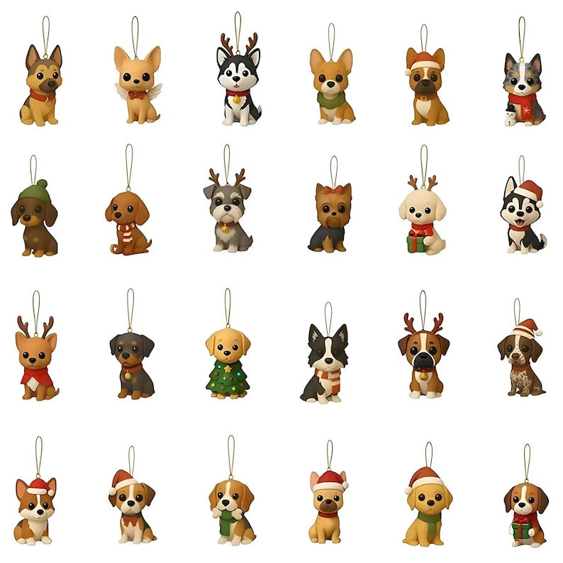 Dog Breed Advent Calendar 2025 24 Day Dog Figurines  Vintage Christmas Ornament Countdown 1763367109884.jpg