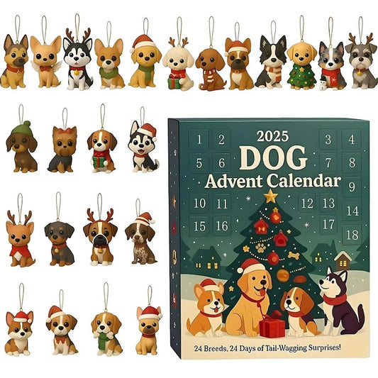 Dog Breed Advent Calendar 2025 24 Day Dog Figurines  Vintage Christmas Ornament Countdown 1763367110862.jpg