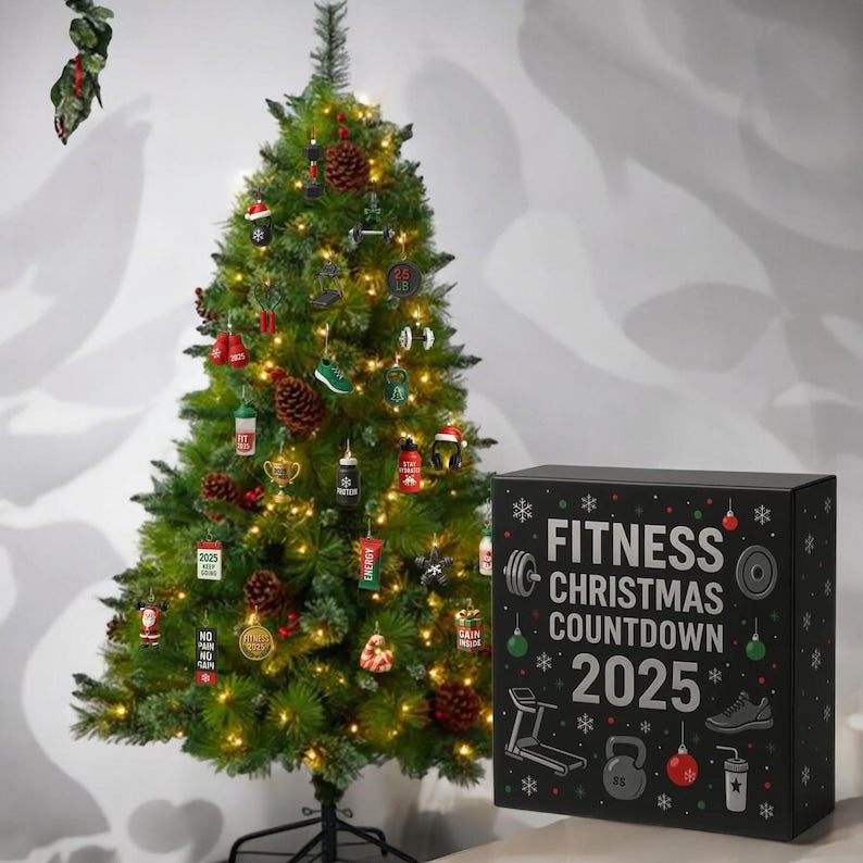 Fitness Gear Christmas Countdown Calendar   2d Acrylic 24 Days Advent Ornament For Winter Holiday Party Decor Home Gym Window 1763367521650.jpg