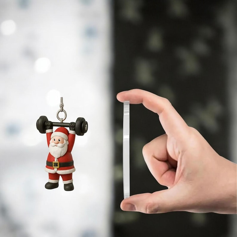 Fitness Gear Christmas Countdown Calendar   2d Acrylic 24 Days Advent Ornament For Winter Holiday Party Decor Home Gym Window 1763367521676.jpg