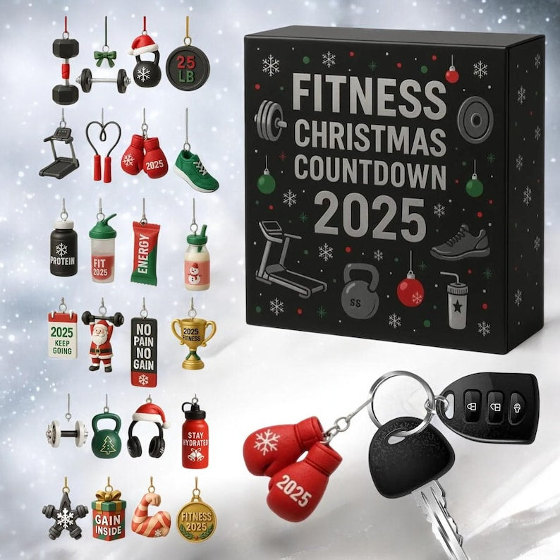 Fitness Gear Christmas Countdown Calendar   2d Acrylic 24 Days Advent Ornament For Winter Holiday Party Decor Home Gym Window 1763367522710.jpg