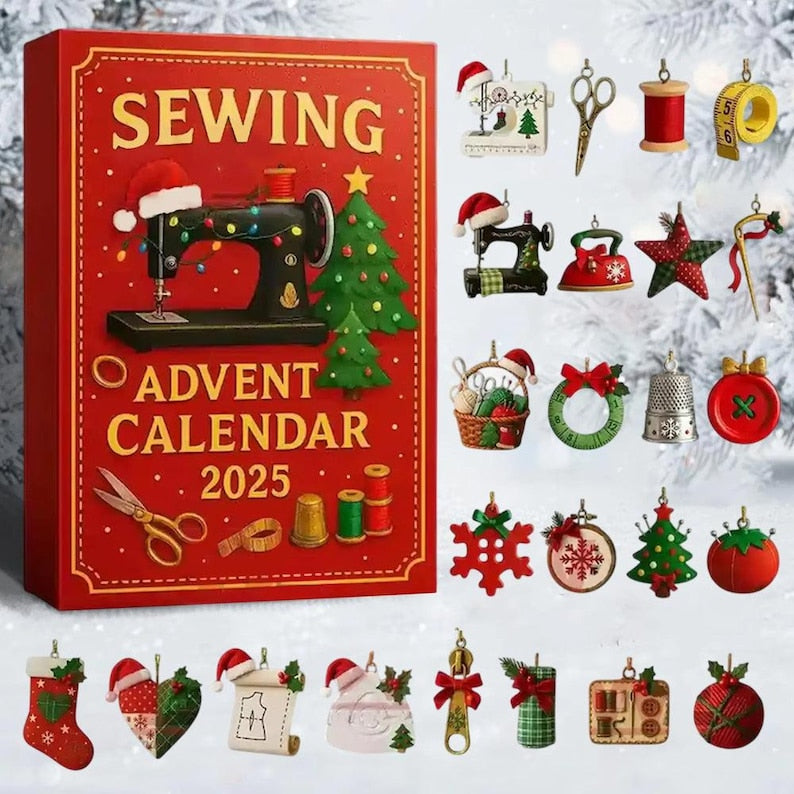 Sewing Advent Calendar 2025 Gift For Sewing Loverquilters Countdown Boxsewing Supplies Keepsakegift For Sewer Sewing Machine Ornament 1763367782135.jpg