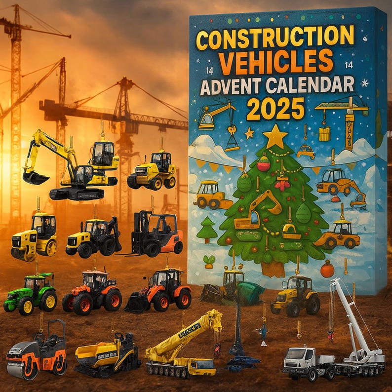 Construction Vehicles Advent Calendar 2025 24 Mini Truck Toys 1763367868626.jpg