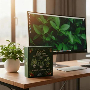 Plant Advent Calendar Green Tree Figurines Classic Holiday Decor Unique Green Look Festive Countdown Calendar Christmas Collectible 1763368232338.jpg
