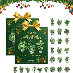 Plant Advent Calendar Green Tree Figurines Classic Holiday Decor Unique Green Look Festive Countdown Calendar Christmas Collectible 1763368232558.jpg