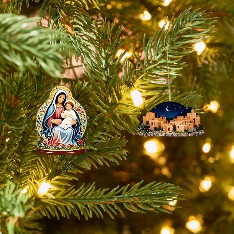 Christian Advent Calendar 2025 24 Day Christian Figurines  Vintage Christmas Ornament Countdown 1763368587710.jpg