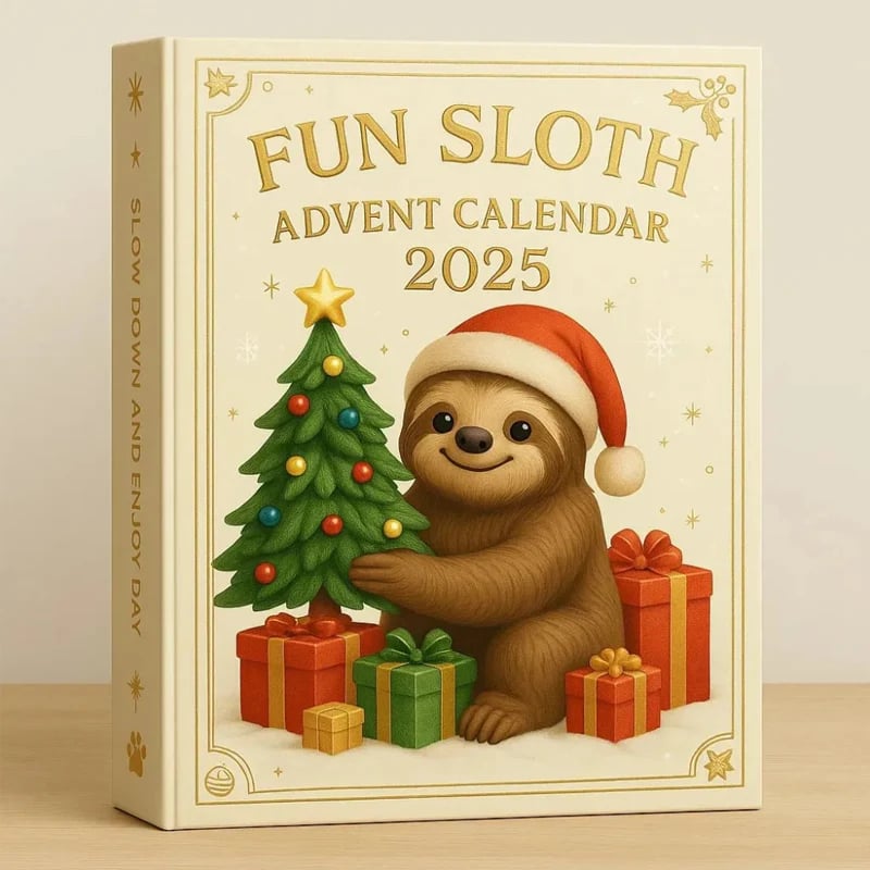 Christmas Calendar Advent 2025 Sloth Ornaments Set 2d Acrylic Christmas 1763368766638.jpg