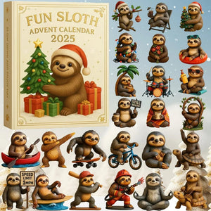 Christmas Calendar Advent 2025 Sloth Ornaments Set 2d Acrylic Christmas 1763368767443.jpg
