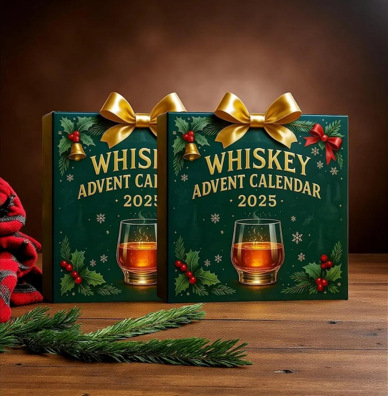 Whiskey Advent Calendar 2025 24 Days Xmas Calendar Musical Keepsake Christmas Countdown Decor Surprise Xmas Gifts Whiskey Gift Set 1763369959175.jpg