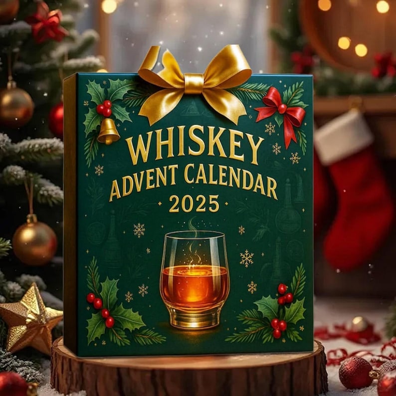 Whiskey Advent Calendar 2025 24 Days Xmas Calendar Musical Keepsake Christmas Countdown Decor Surprise Xmas Gifts Whiskey Gift Set 1763369959685.jpg