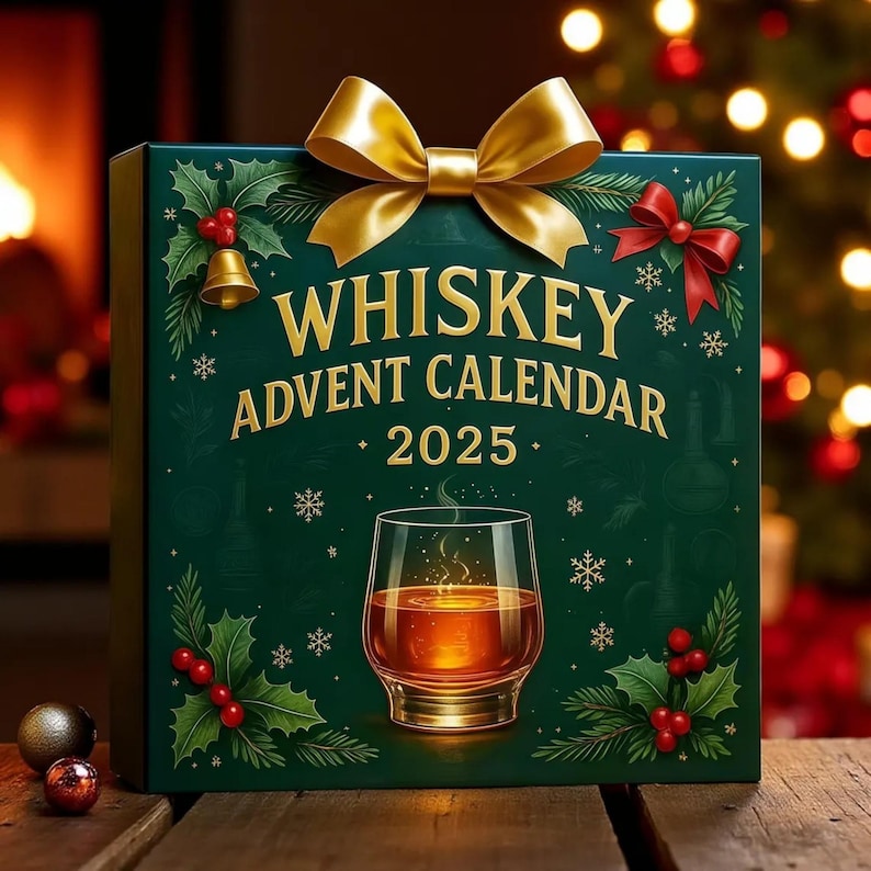 Whiskey Advent Calendar 2025 24 Days Xmas Calendar Musical Keepsake Christmas Countdown Decor Surprise Xmas Gifts Whiskey Gift Set 1763369959727.jpg