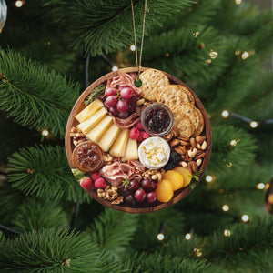 Charcuterie Ornament Wine Ornament Hostess Gift White Elephant Or Ornament Exchange For Foodies Cheese Lover 1763434348818.jpg
