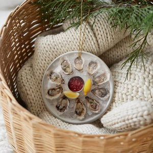 Oyster Ornament 2d Flat Nautical Beach House Decor Seafood Lover Gift Oyster Shell Art White Elephant Or Ornament Exchange For Foodies 1763434551737.jpg
