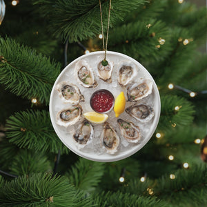 Oyster Ornament 2d Flat Nautical Beach House Decor Seafood Lover Gift Oyster Shell Art White Elephant Or Ornament Exchange For Foodies 1763434552321.jpg