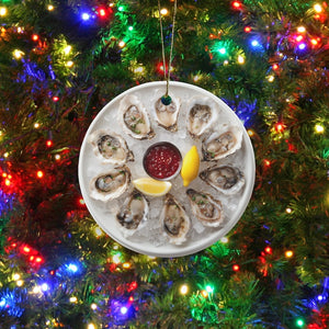Oyster Ornament 2d Flat Nautical Beach House Decor Seafood Lover Gift Oyster Shell Art White Elephant Or Ornament Exchange For Foodies 1763434552342.jpg