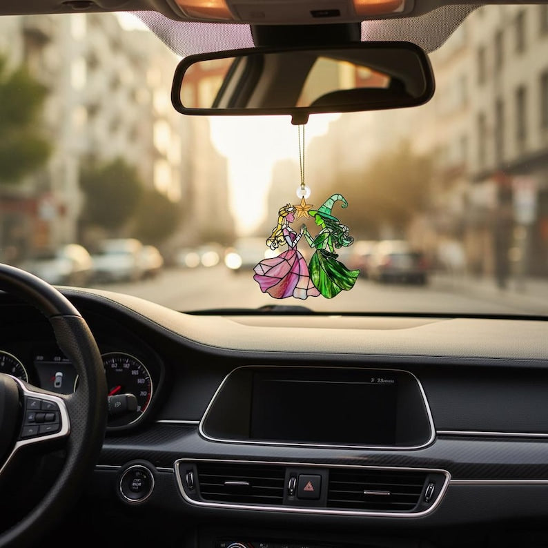 Elphaba And Glinda Stained Glass Effect Christmas Ornament Wizard Of Oz Wicked Musical Fan Art Decor Xmas Tree Window Decoration 1763435526158.jpg