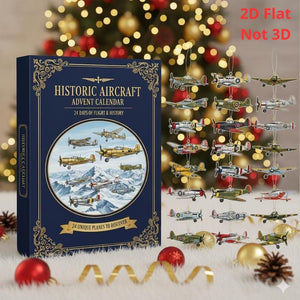 Historic Aircraft Advent Calendar 24 Mini Plane Ornaments Aviation Gift For Pilot 2025 Adult Advent Calendar History Buff Gift 1763453750521.jpg