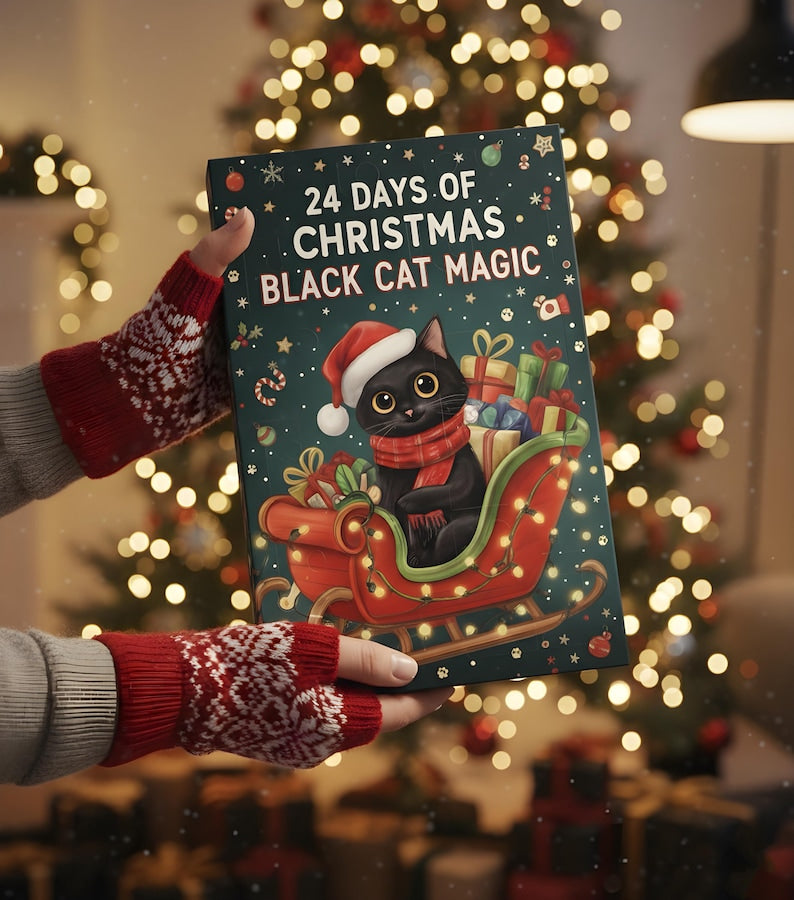 Christmas Black Cat Magic Advent Calendar 2025 24 Days Blind Box Cute Cat Christmas Gift Holiday Countdown For Cat Lovers 1763454314968.jpg