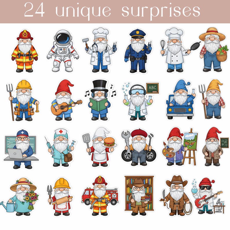 Gnome Advent Calendar 2025 The Working Gnome 24 Days Blind Box Cute Christmas Gnome Countdown Holiday Advent Gifts 1763454397828.jpg