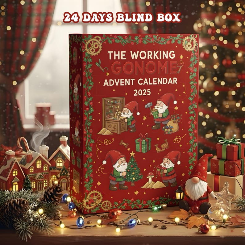Gnome Advent Calendar 2025 The Working Gnome 24 Days Blind Box Cute Christmas Gnome Countdown Holiday Advent Gifts 1763454397863.jpg