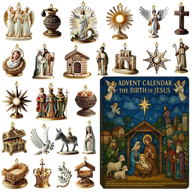 The Birth Of Jesus Advent Calendar 2025 24 Day Nativity Scene Figurines  Vintage Christmas Ornament Countdown 1763454731541.jpg