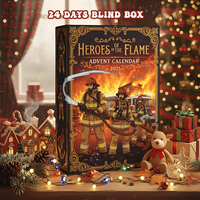 Firefighter Advent Calendar 2025 Heroes Of The Flame 24 Days Blind Box Fireman Christmas Gift Emergency Services Holiday Countdown 1763454968999.jpg
