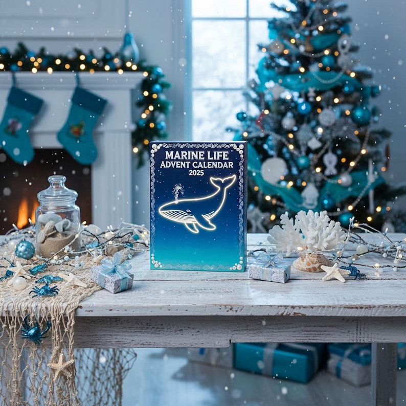 Marine Life Advent Calendar 2025 24 Day Ocean Lover Countdown Box Sea Animal Acrylic Gift Christmas Advent Calendar For Nature Lovers 1763459892250.jpg