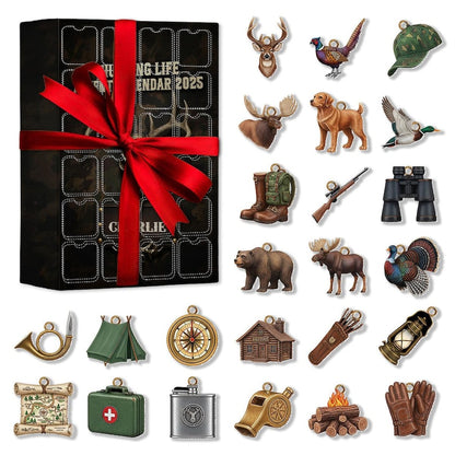 Personalized Hunting Life Advent Calendar Hunting Lover Gift Acrylic Blind Box Countdown Calendar With Ornaments Christmas Gift Ideas 1763518064101.jpg