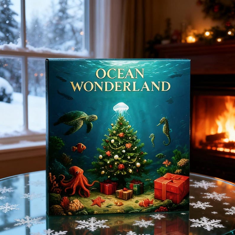 Ocean Wonderland Advent Calendar 2025 24 Sea Animal Figurines Countdown Box Marine Christmas Decor Gift For Ocean Lovers Gift For Kids 1763518569273.jpg