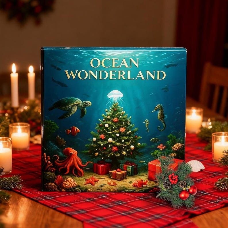 Ocean Wonderland Advent Calendar 2025 24 Sea Animal Figurines Countdown Box Marine Christmas Decor Gift For Ocean Lovers Gift For Kids 1763518569331.jpg