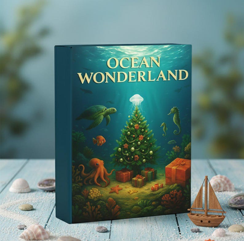 Ocean Wonderland Advent Calendar 2025 24 Sea Animal Figurines Countdown Box Marine Christmas Decor Gift For Ocean Lovers Gift For Kids 1763518569851.jpg