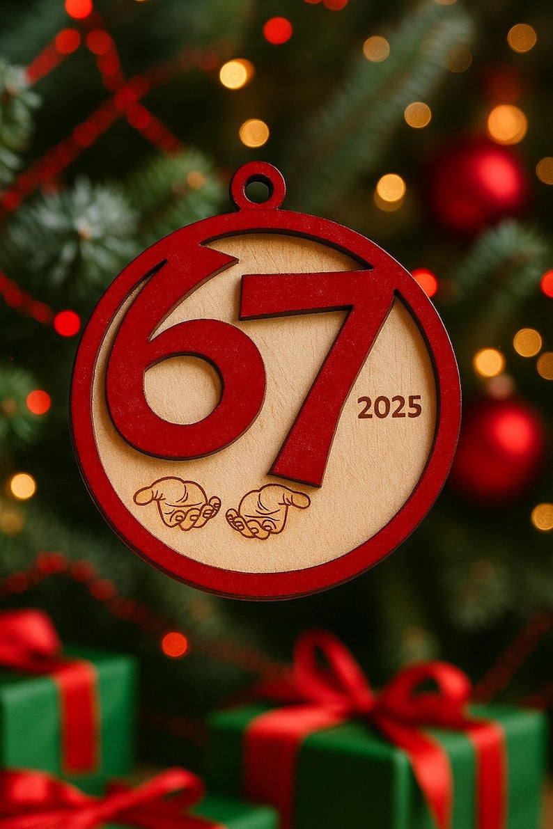 Funny Slang 6 7 67 2025 Christmas Ornament Six Seven Layer Ornament 1763518979433.jpg