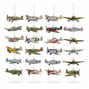 Historic Aircraft Advent Calendar 24 Mini Plane Ornaments Aviation Gift For Pilot 2025 Adult Advent Calendar History Buff Gift 1763519003426.jpg