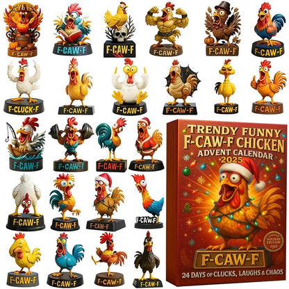 Rooster Advent Calendar 2025 24 Day Rooster Figurines  Vintage Christmas Ornament Countdown 1763522245659.jpg