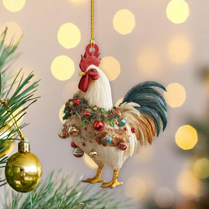 Personalized Chicken Farm Family Christmas Ornament Cute Chicken Xmas Decor Family Farmhouse Ornament Chicken Lover Gift Farmhouse Decor 1763522641732.jpg