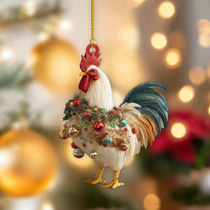 Personalized Chicken Farm Family Christmas Ornament Cute Chicken Xmas Decor Family Farmhouse Ornament Chicken Lover Gift Farmhouse Decor 1763522641757.jpg