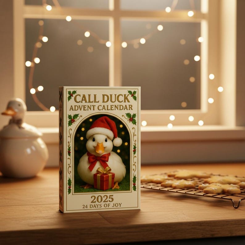 Call Duck Advent Calendar 2025 24 Day Acrylic Ornament Box Cute Duck Christmas Countdown Gift Holiday Decor For Animal Lovers 1763525655824.jpg