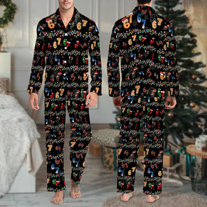 Trendy Six Seven Meme Christmas Pajama Set Santa Says Six Seven Pajamas Set Six Seven Pjs Set 67 Christmas Pjs Set Gift 1763525812548.jpg