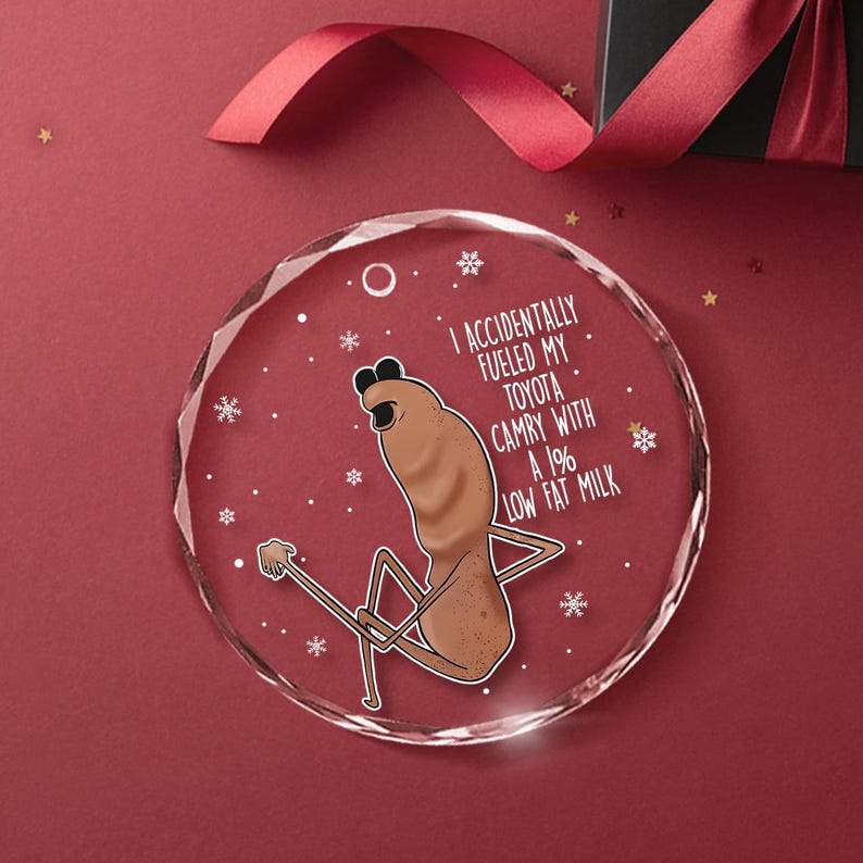 Funny Marcus The Worm Glass Christmas Ornaments Funny Meme Ornament Vrchat Ornament Vrchat Worm Meme Ornament 2025 1763527427623.jpg