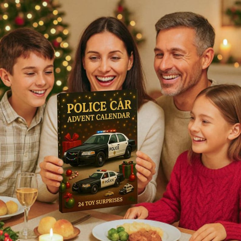 Police Car Advent Calendar Law Enforcement Gift For Him Husband Gift For Police Officer First Responder Chirstmas Countdown Calendar 1763537485369.jpg