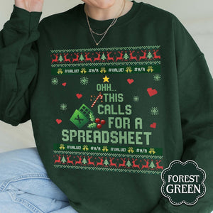 This Calls For A Spreadsheet Ugly Sweater Funny Christmas Jumpers Accounting Gift Spreadsheet Shirt For Accountant Xmas Coworker Gift 1763542378856.jpg