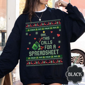 This Calls For A Spreadsheet Ugly Sweater Funny Christmas Jumpers Accounting Gift Spreadsheet Shirt For Accountant Xmas Coworker Gift 1763542378926.jpg