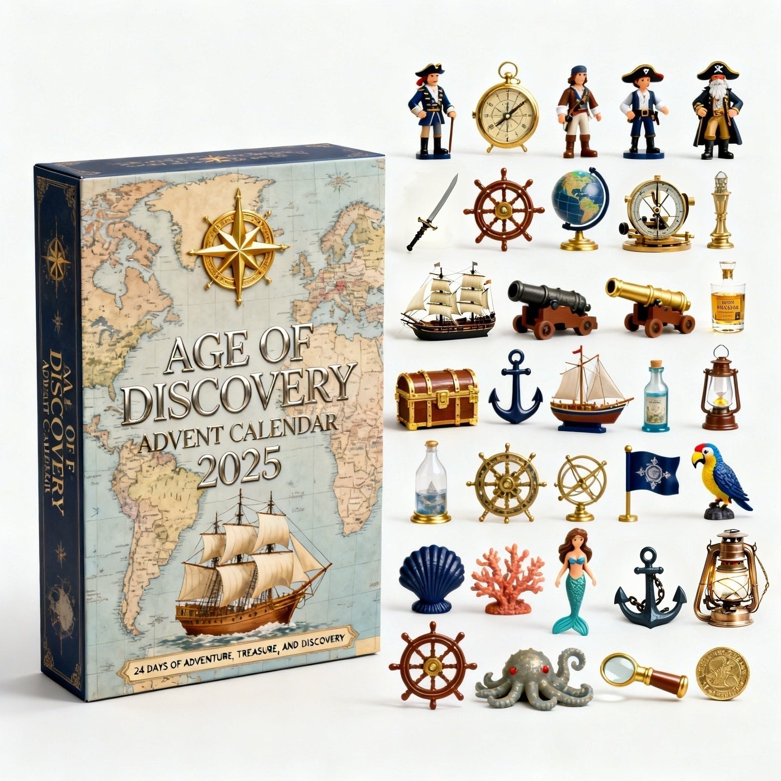 2025 Age Of Discovery Collector S Countdown Edition Christmas Ornament Countdown 24 Acrylic Ornaments 1763605570515.jpg