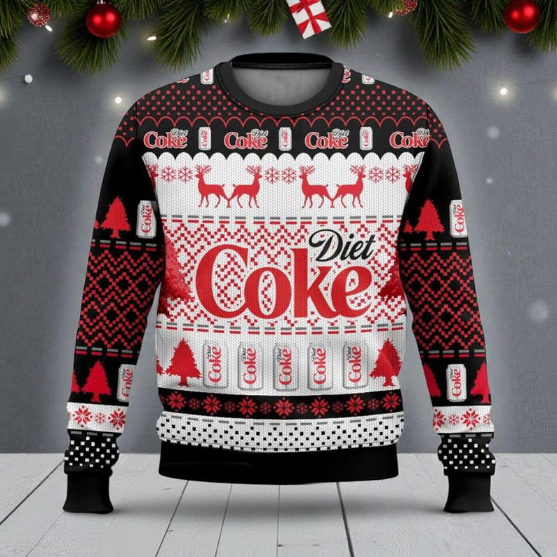 Diet Coke Ugly Christmas Sweater Funny Soda Lover Holiday Sweatshirt Coke Fan Xmas Outfit 1763610251478.jpg